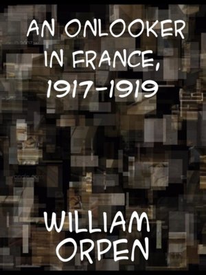 cover image of Onlooker in France 1917-1919
